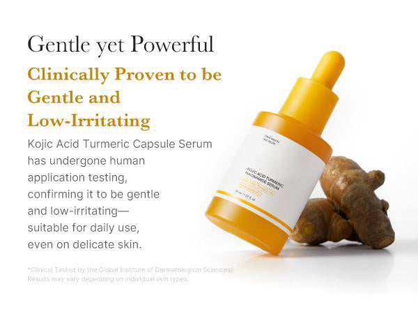 Kojic Acid Turmeric Power Duo for Face & body | Ideal for Troubled Skin & Use After Spot Care | Soothing & Calming with Kojic Acid, Turmeric, Niacinamide