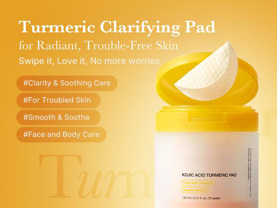 Kojic Acid Turmeric Power Duo for Face & body | Ideal for Troubled Skin & Use After Spot Care | Soothing & Calming with Kojic Acid, Turmeric, Niacinamide