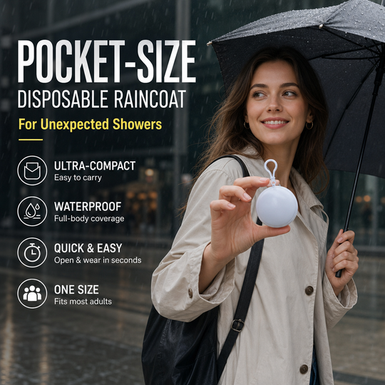 🔥Limited Time Promotion 49% OFF🔥Mini Ball Shape Disposable Raincoat(Buy 1 Get 1 Free)