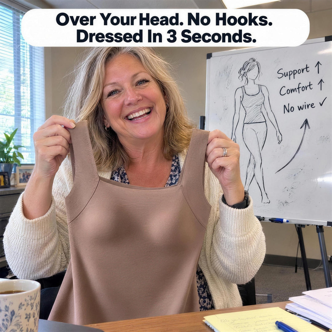 Easy to put on over the head