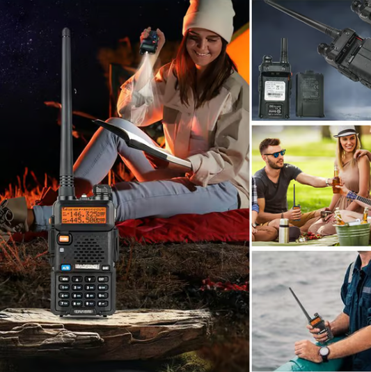 🔥Vuoden 2025 kuuma alennusmyynti🔥📡 UV-5R amatööriradio, pitkän kantaman UV5R kaksisuuntainen radio, kaksikaistainen radiopuhelin