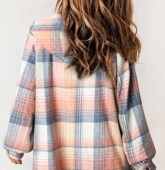 🔥This Week's Special Sales - 60% OFF 🧥 Women's Winter Trendy Plaid Hooded Jacket