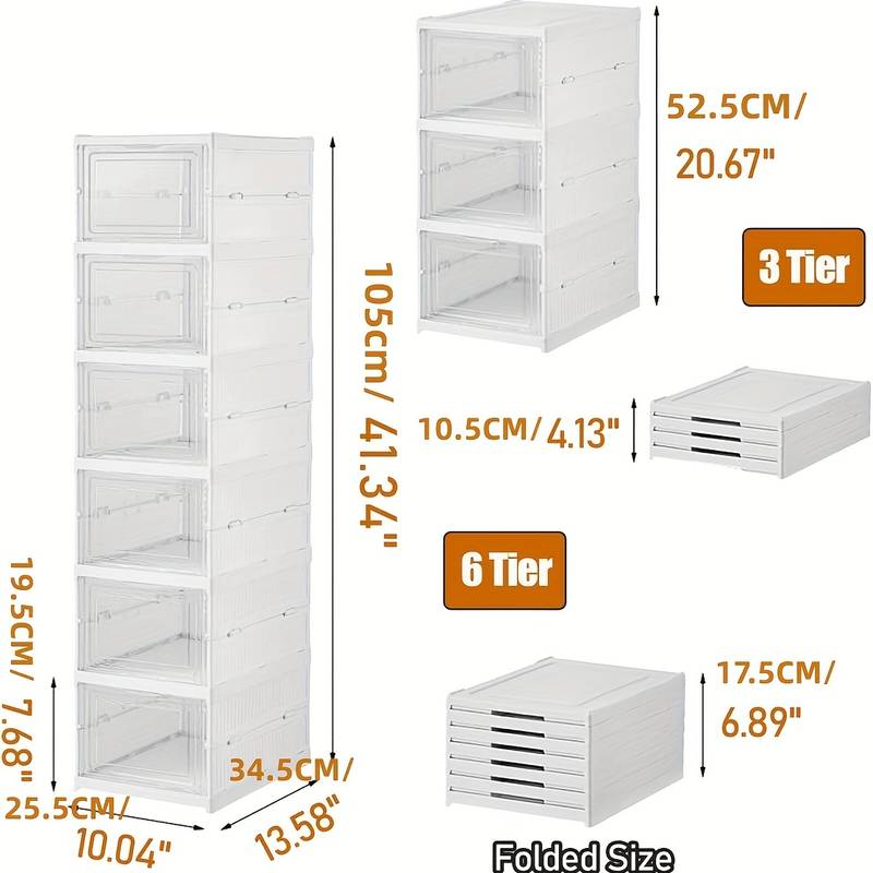 (👍BUY 2 GET 1 FREE)Foldable Shoe Rack