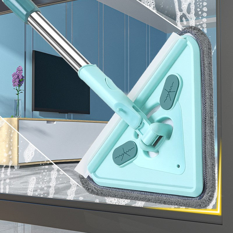 Multifunktional rotierbarer Dreieck -Mopp mit langem Griff