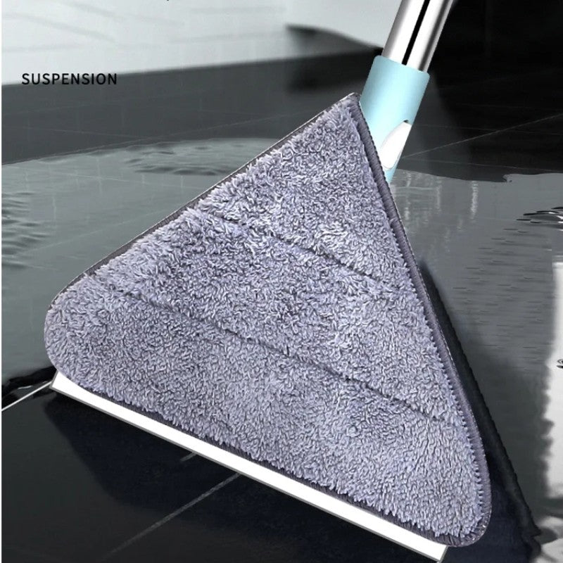 Multifunctional Rotatable Triangle Mop with Long Handle