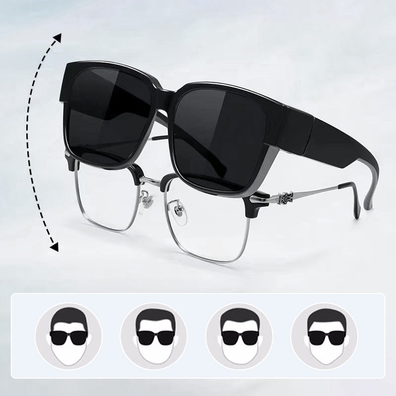Night Vision Driving Glasses Fit Over Existing Eyewear