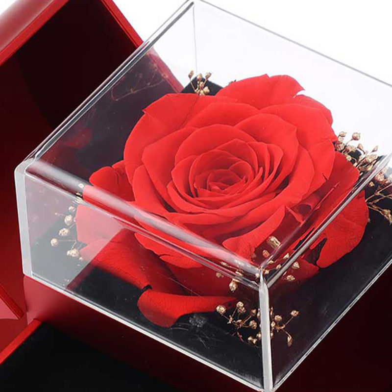 🎉Rosa eterna - Caja de corazón - Para mi amor💖