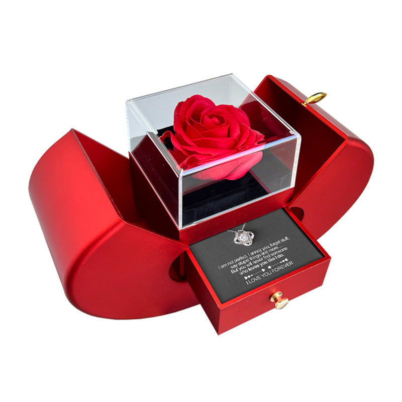 🎉Rosa eterna - Caja de corazón - Para mi amor💖