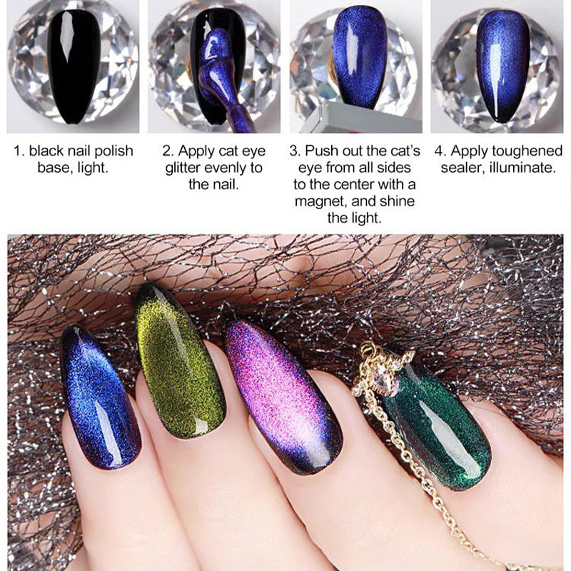 Presente requintado - esmalte Super Galaxy Cat’s Eye