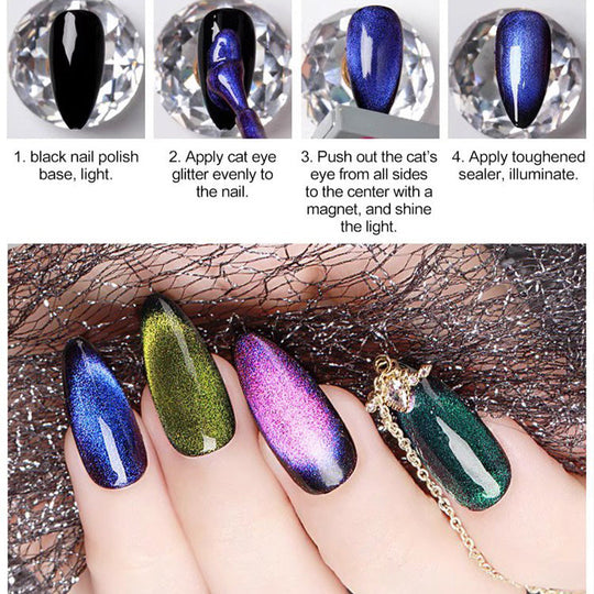 Presente requintado - esmalte Super Galaxy Cat’s Eye