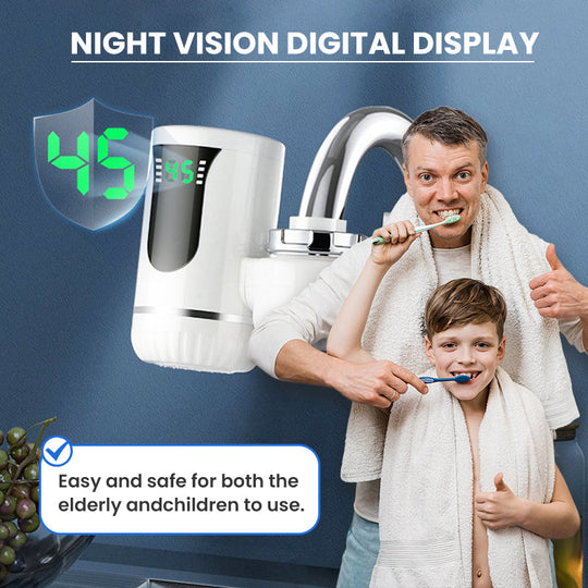 Azonnali tartály nélküli elektromos melegvíz csaptelep