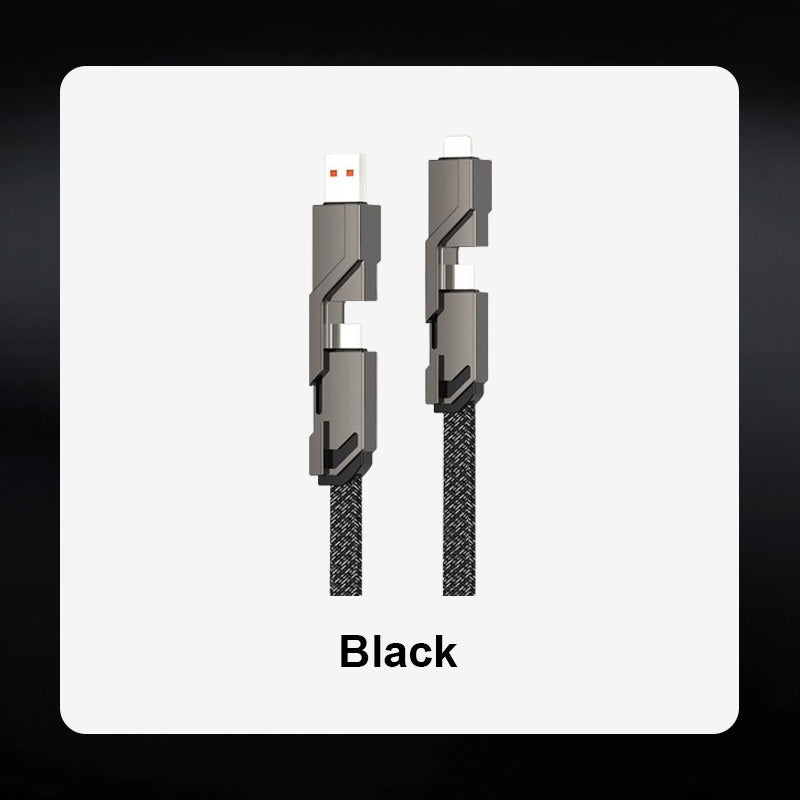 Nabíjecí kabel pro rychlé nabíjení a synchronizaci dat 4 v 1