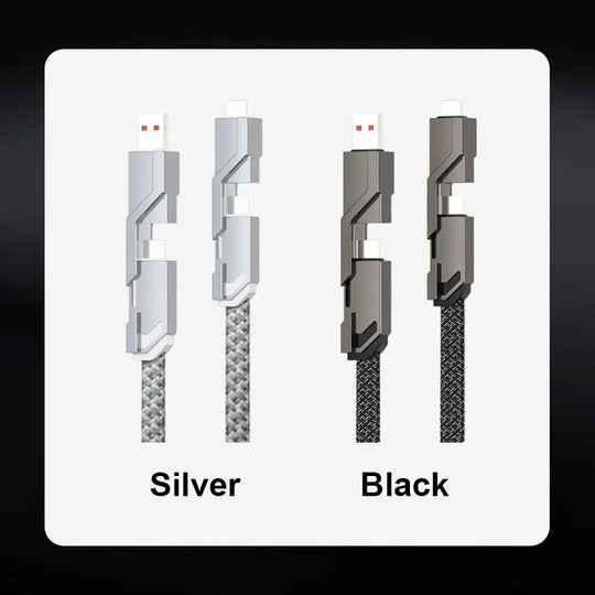 Nabíjecí kabel pro rychlé nabíjení a synchronizaci dat 4 v 1