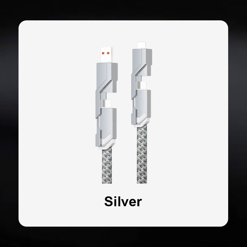 Nabíjecí kabel pro rychlé nabíjení a synchronizaci dat 4 v 1