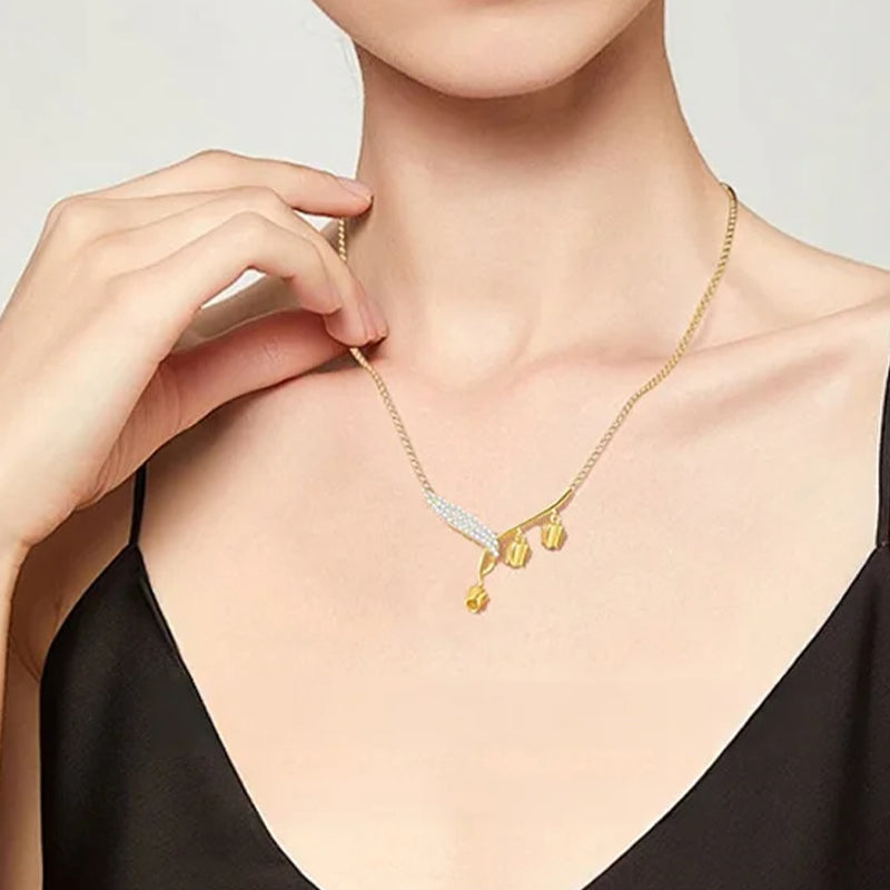 💃Special Gift🌹Women's Elegant Bell Orchid Necklace