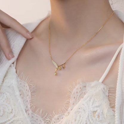 💃Special Gift🌹Women's Elegant Bell Orchid Necklace