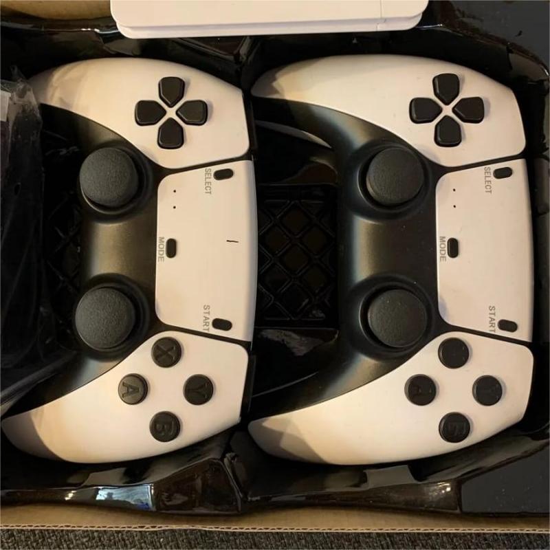 Black & White Classic Home Retro Dual Game Sticks - Relive the Arcade Era