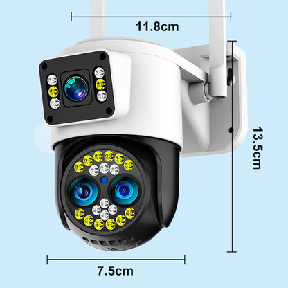 Dual Screen Night Vision HD Surveillance Camera