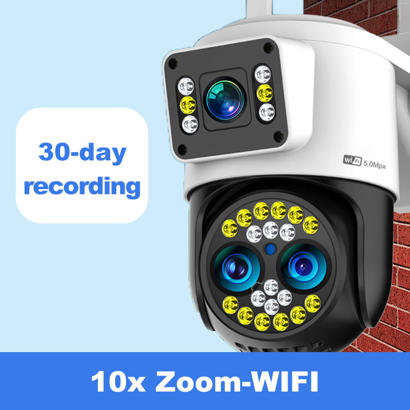 Dual Screen Night Vision HD Surveillance Camera