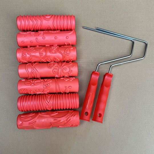 🔥Nouveau design 2024🔥Rouleau à peinture texturé à motifs pour décoration murale