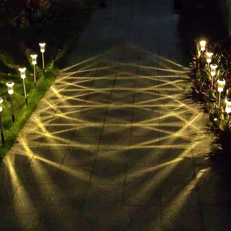 6 PCS Solar Waterproof Landscape Lights for Outdoor Courtyard