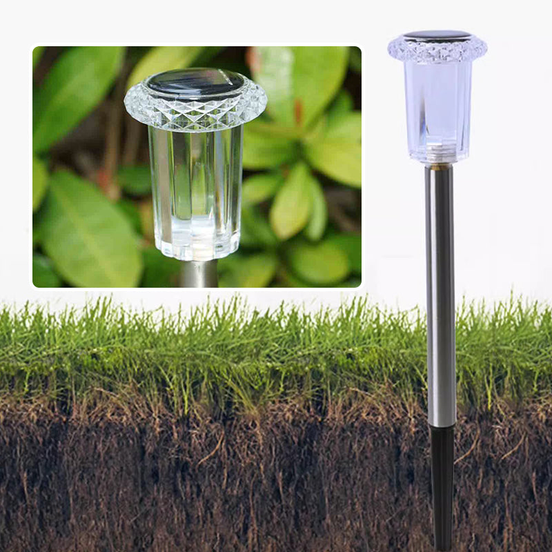 6 PCS Solar Waterproof Landscape Lights for Outdoor Courtyard