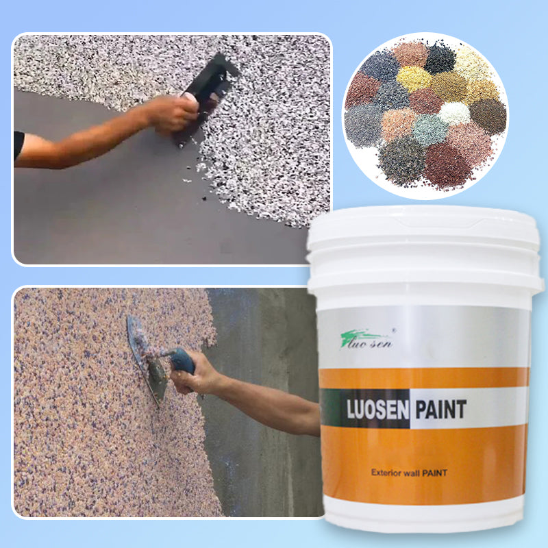 1kg Natural Stone Textured Paint for Exterior Wall