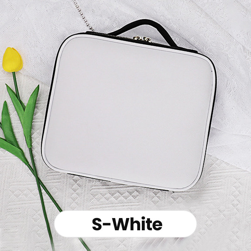 Portable Makeup Bag with LED Mirror