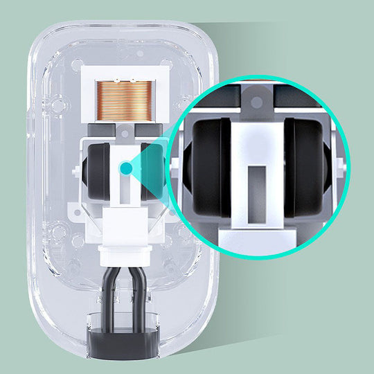 Zivju rezervuāra divu izvadu elektriskais gaisa sūknis