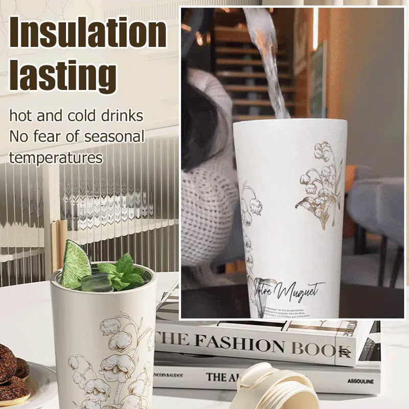 🔥Vruća rasprodaja🔥Izolacijska čašica od nehrđajućeg čelika/keramike