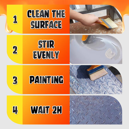 🔥Výpredaj výrobcu so stratou🔥Nehrdzavejúca kovová farba