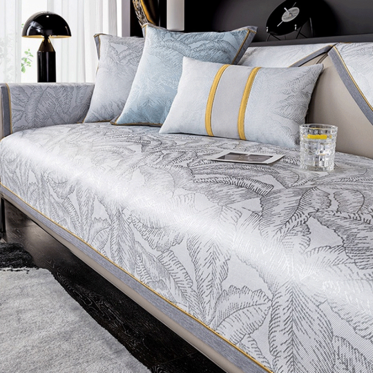 Универсална луксозна олекотена възглавница за диван с шарка на листа