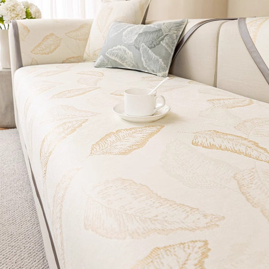 Универсална луксозна олекотена възглавница за диван с шарка на листа