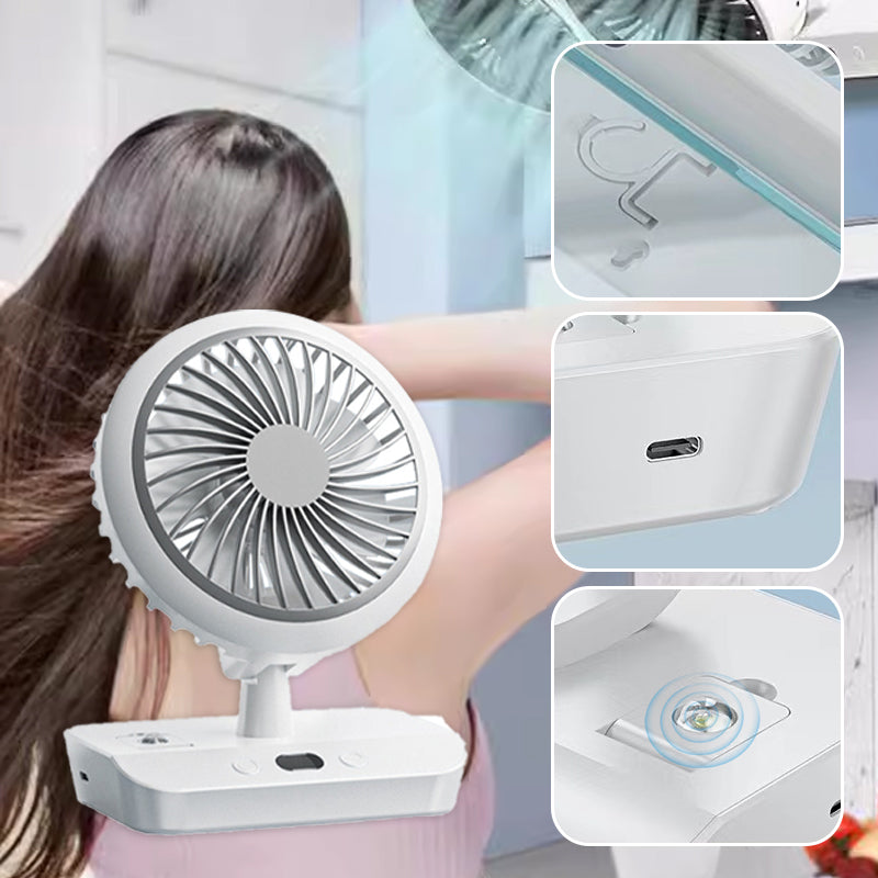 🔥Лятна гореща разпродажба🔥Настолен осцилиращ вентилатор с двойна глава