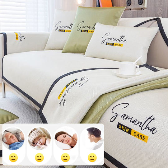 Csúszásmentes jégselyem kanapépárna