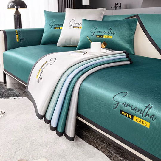 Csúszásmentes jégselyem kanapépárna