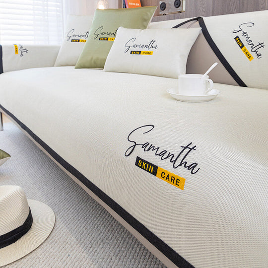 Csúszásmentes jégselyem kanapépárna