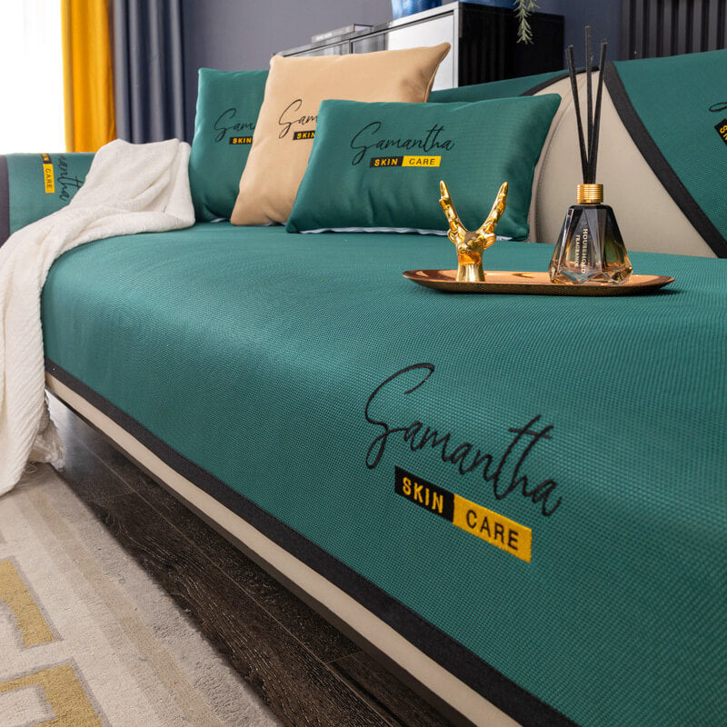 Csúszásmentes jégselyem kanapépárna