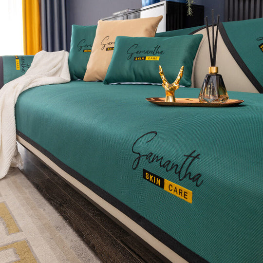 Csúszásmentes jégselyem kanapépárna