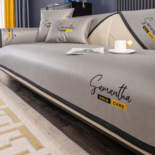 Csúszásmentes jégselyem kanapépárna