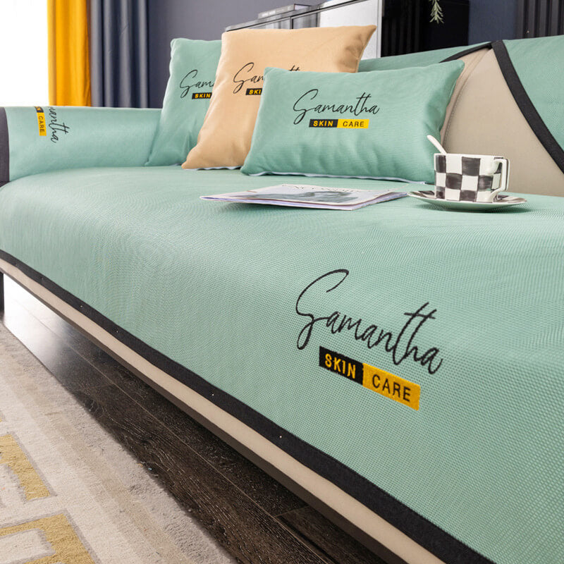 Csúszásmentes jégselyem kanapépárna