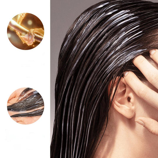 Aminohappega parandav juuksemask püsivusega, värvitud ja kahjustatud juustele