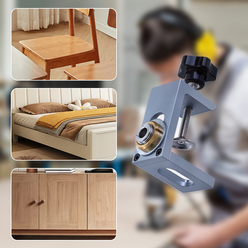 Ferramenta auxiliar de perfuração ajustável de 8/10/12 mm para rebote de gabinete