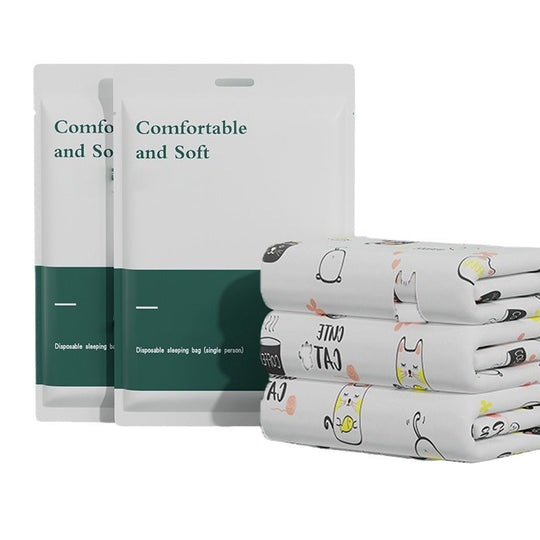 Комплект чаршафи за еднократна употреба от 4 части, подходящи за пътуване