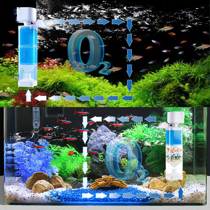 All-in-One Built-in Fish Tank Filter