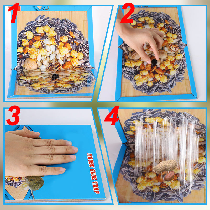 Fácil de instalar, captura ratos em qualquer lugar e a qualquer hora! Ratoeira, a ferramenta de defesa da sua família contra ratos! 📍