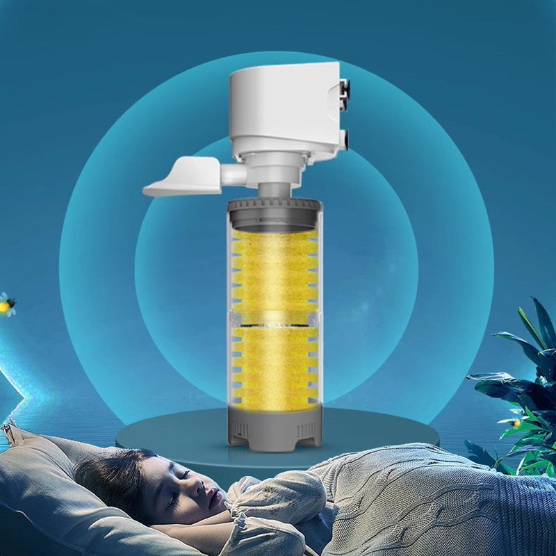 Filtro elétrico silencioso para aquário