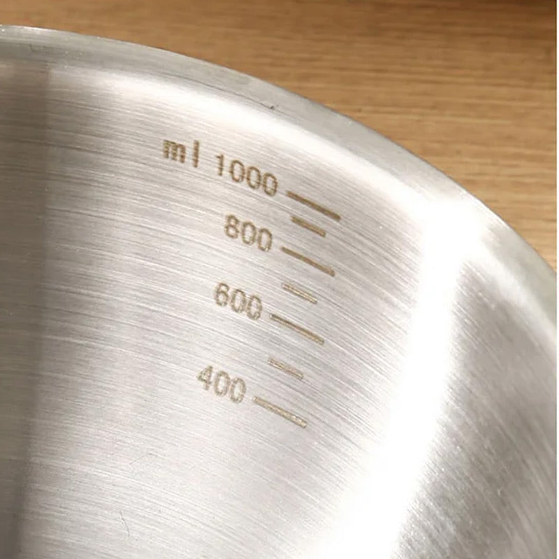 Stainless Steel Mixing Bowl with Strainer Basket