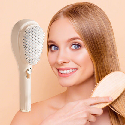 Scalp  Massage Comb with Retractable Bristle