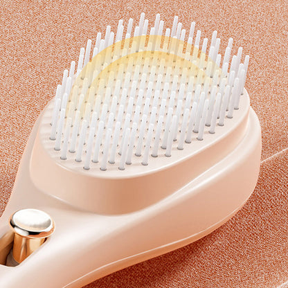 Scalp  Massage Comb with Retractable Bristle